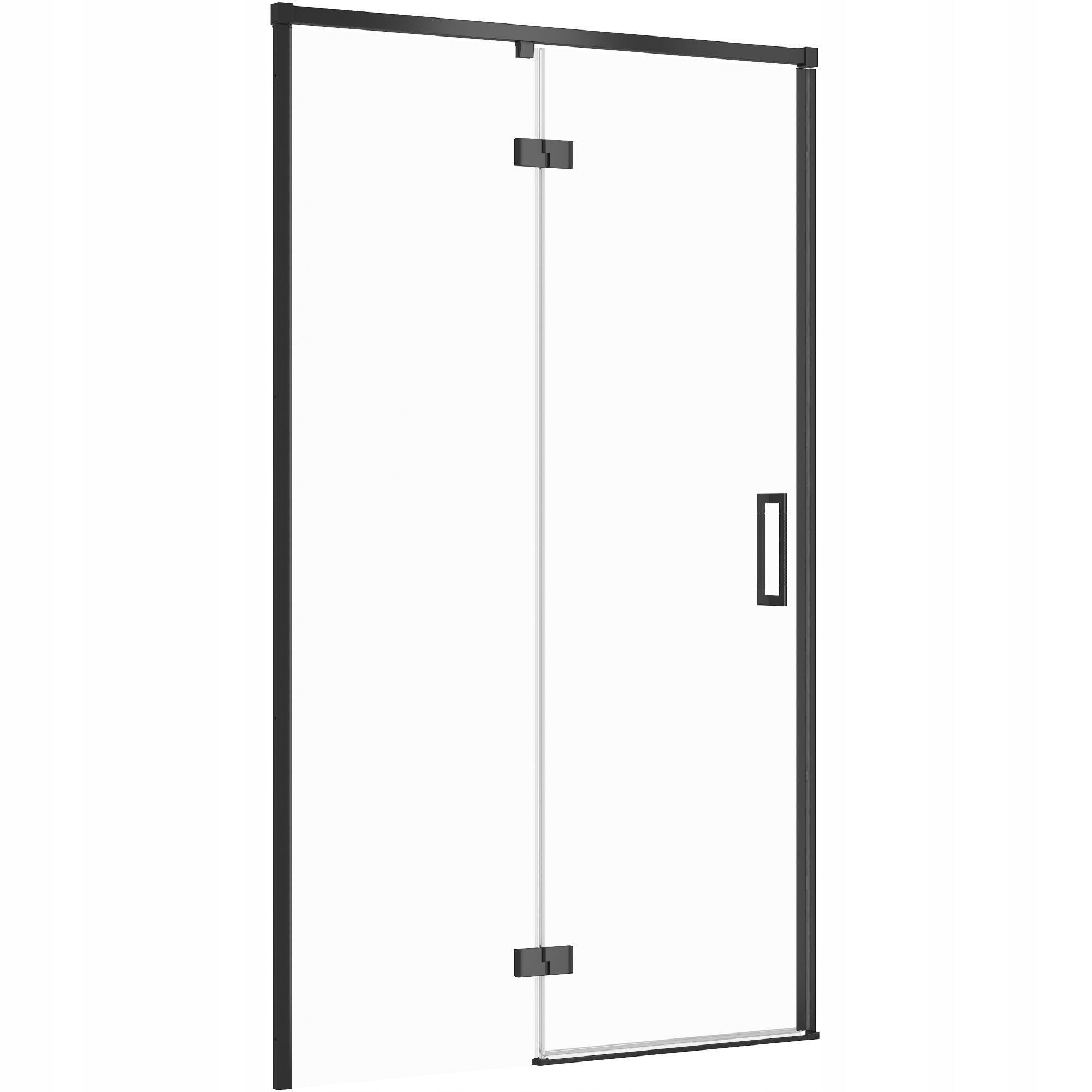 Sprchová zástena - Sprchové dvere 120 cm doľava čierna Cersanit Larga