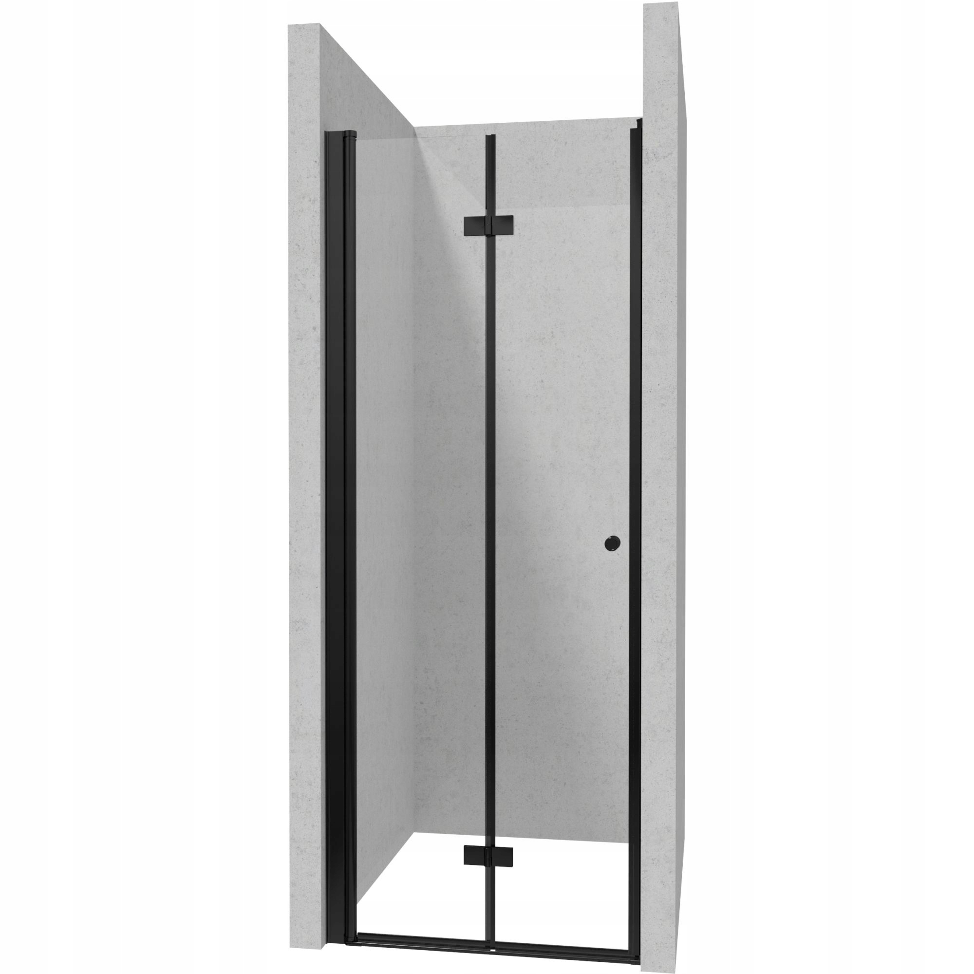 Sprchová zástena - 90 cm sprchové dvere priehľadné sklenené dekanty