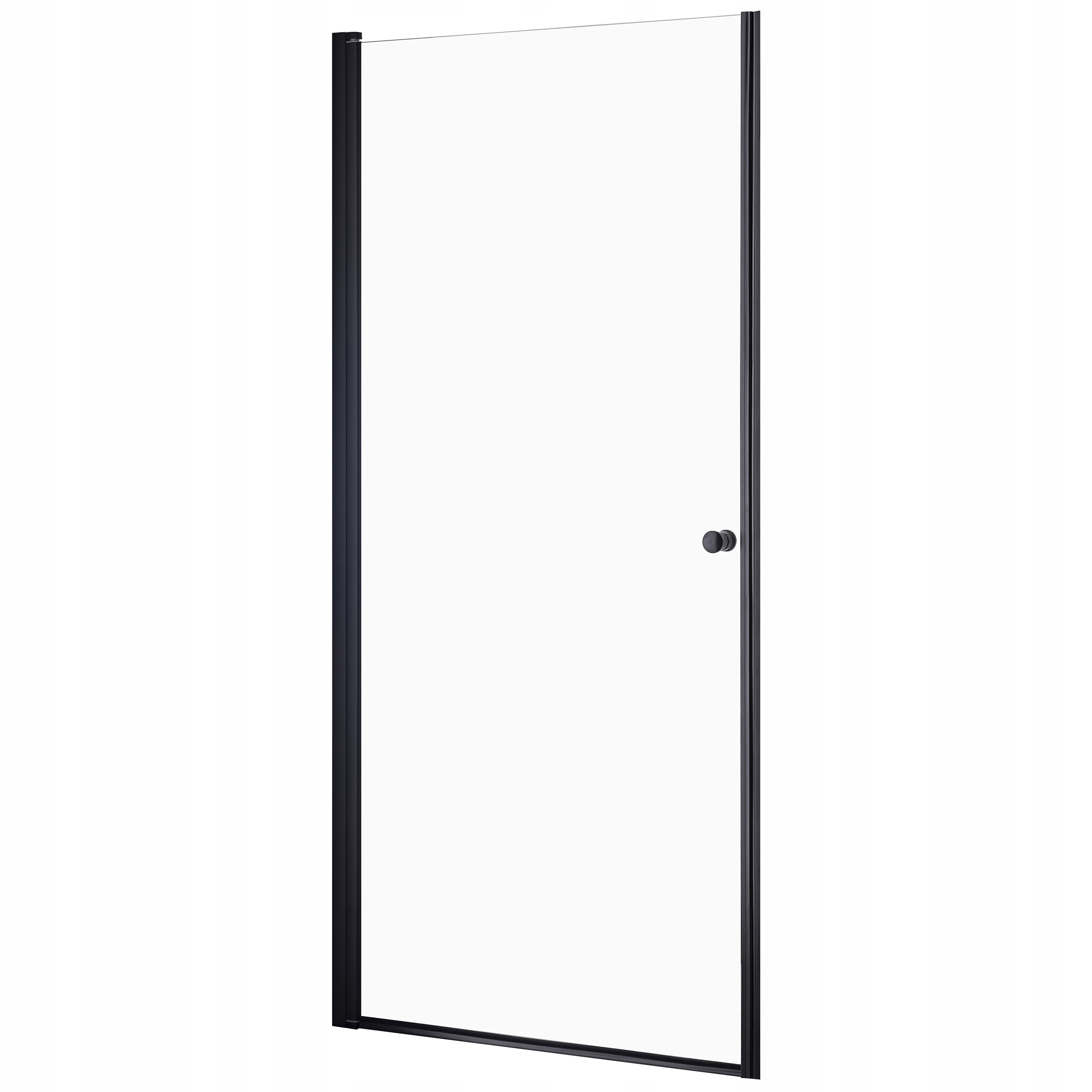 Sprchová zástena - Sprchové dvere na naklonenie prestávky 85 cm čierne 6 mm