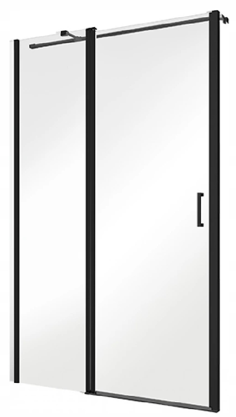Sprchová zástena - Awar sprchové dvere 120 cm čierne profily