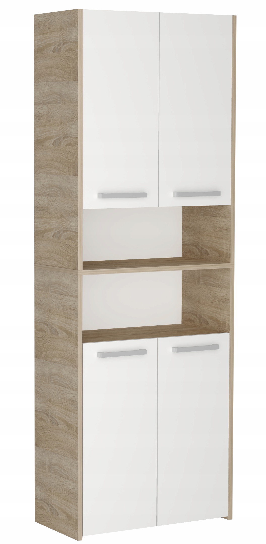 Kúpelňová skrinka - LARGE kúpeľňová skrinka POST SONOMAmix 60cm regál