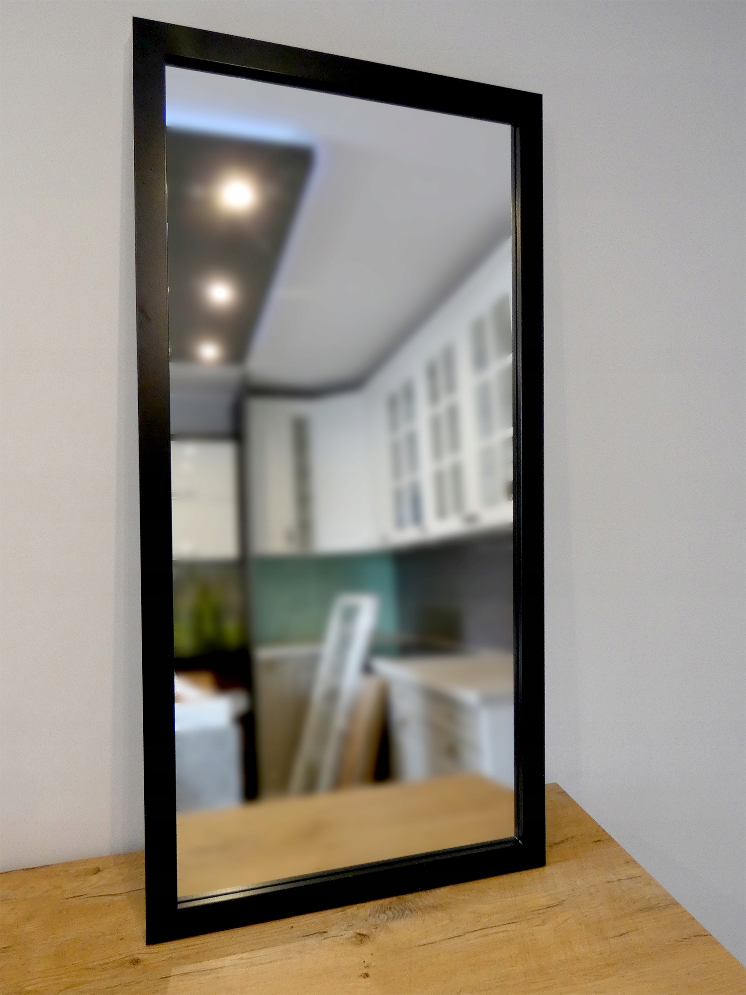 Veľké zrkadlo vo farbe 4 cm MDF 80x60 na výber