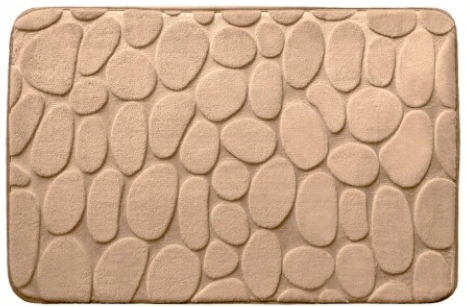 Kúpelňová predložka - Kúpeľňa koberec Stone béžová Ldy-64