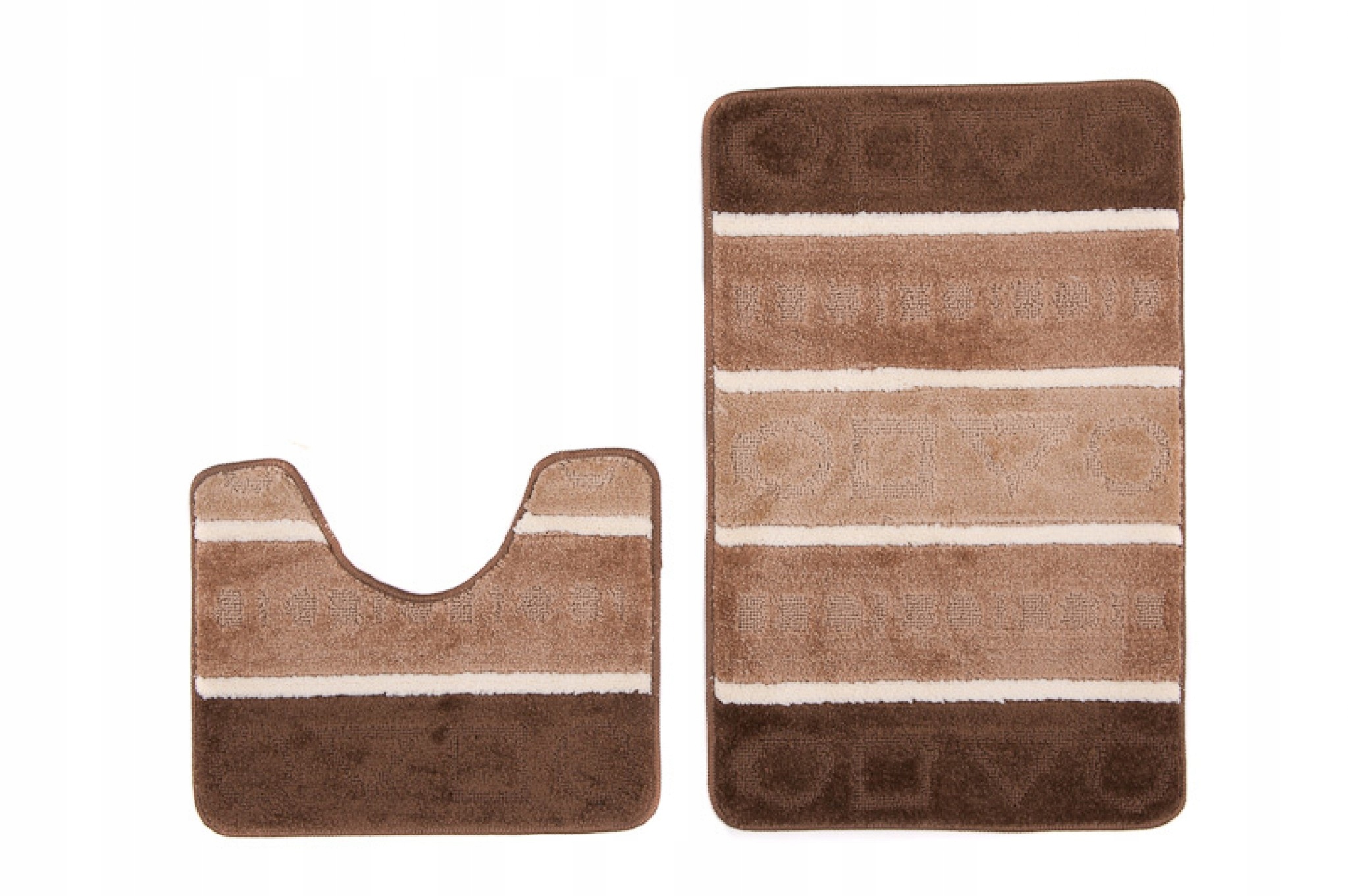 Kúpelňová predložka - Koberce v kúpeľni 2 el anti -slip hrubé 15br