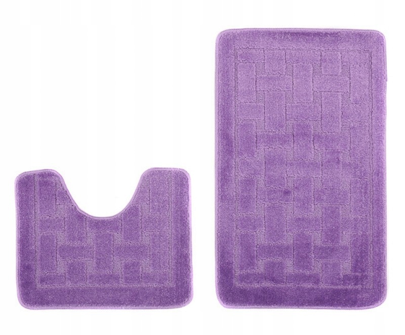 Kúpelňová predložka - Koberce v kúpeľni 2 el anti -slip hrubé 39dl