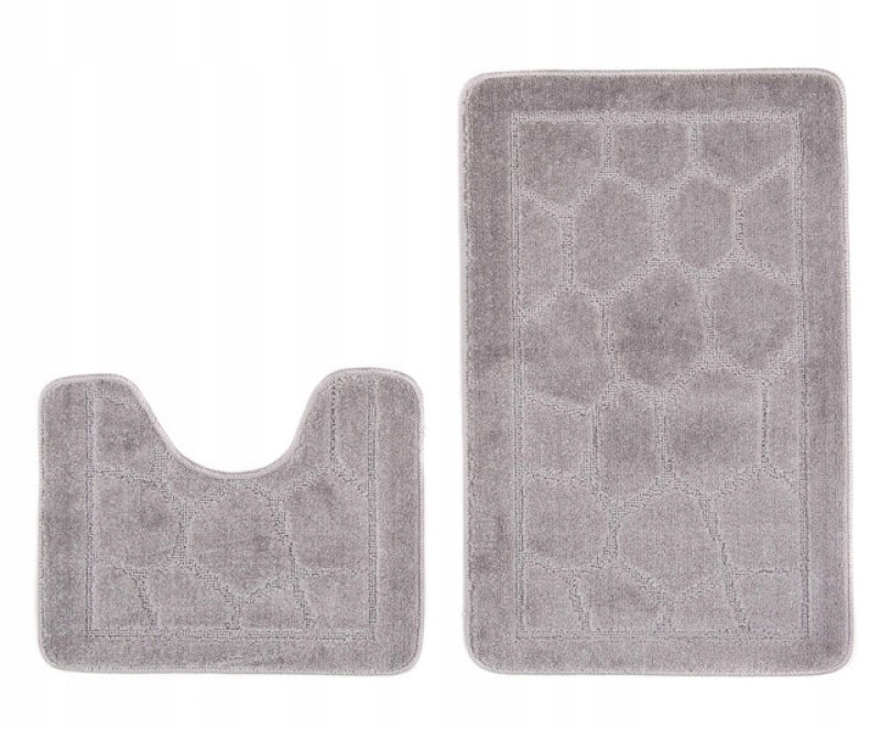 Kúpelňová predložka - Shaggy Rug Shaggy Non -Slip Black 40x50