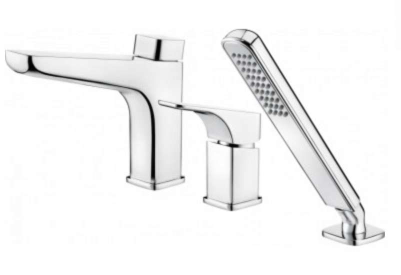 Vaňová batéria - Deante BqH 013M Batéria Hyacint Chrome Kúpeľňa 3-OT