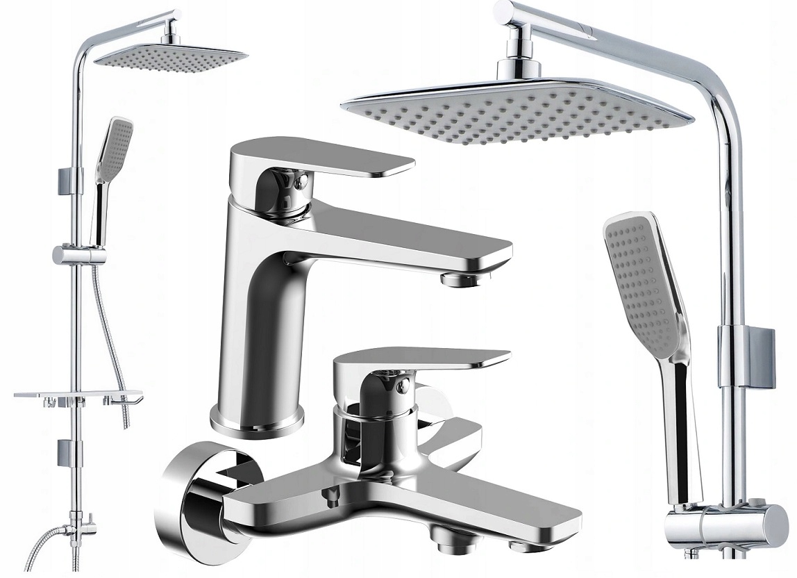 Vaňová batéria - Rainboard 25 Set + kúpeľňa Basin