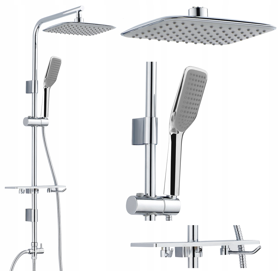 Sprchová súprava - Dažďovú sprchou set sprchovací kút 25x19