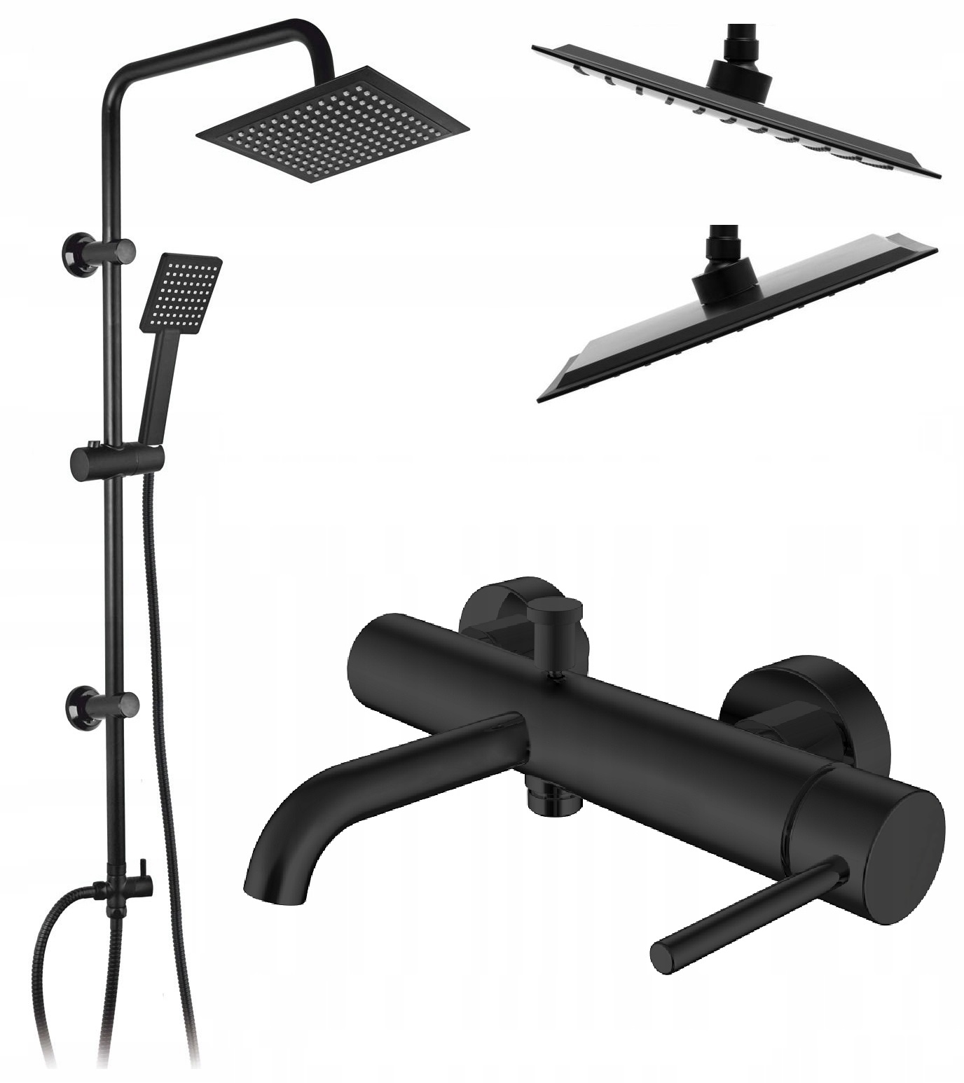 Slim Rain Shower + Black Y čierna batéria