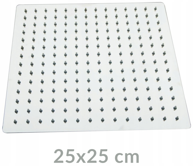 Sprchová hlavica - Štvorcová dažďová sprcha 25x25 Hydroland ultra tenký