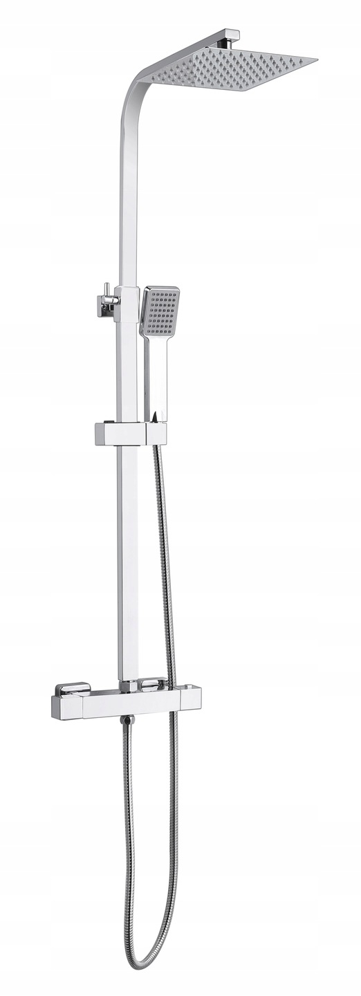 Vaňová batéria - Sprchový dážď Batéria Chrome Square