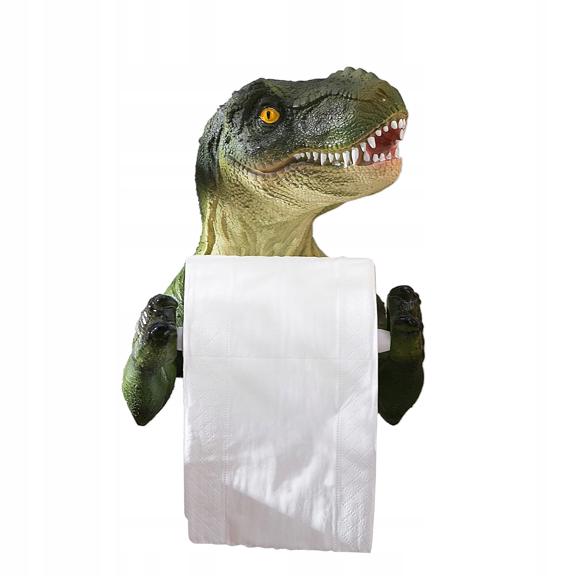 Držiak na toaletný papier - Držiak na toaletný papier dinosaura na upevnenie steny 6,5 palca