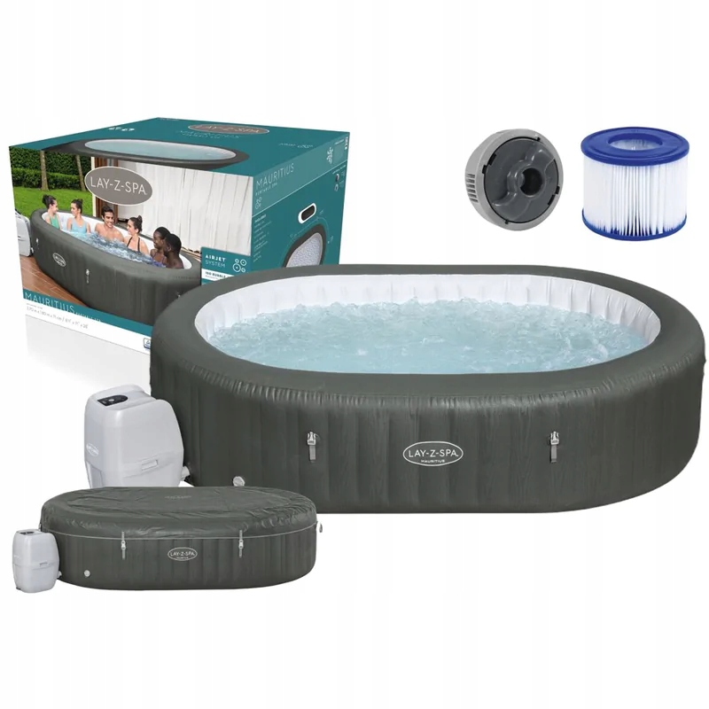 Vaňa - Nafukovacie kúpele Jacuzzi 7 -osoby 270 cm x 180 cm x