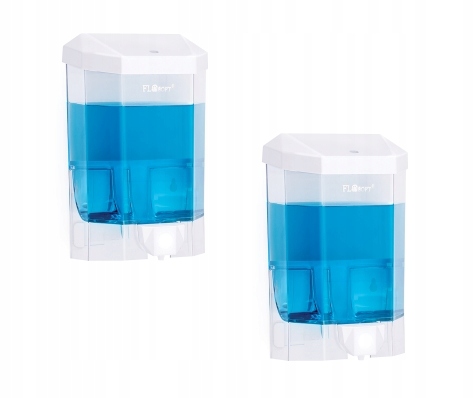 Držiak na toaletný papier - Dispentibilné tekuté mydlo Sopple Kpl 2 x 500 ml.