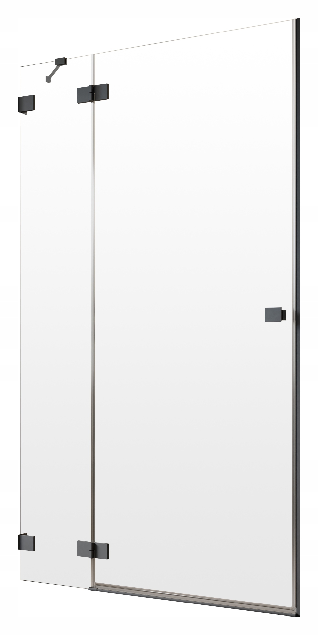 Sprchová zástena - Essenza PRO DWJ 120x200 Dvere RADAWAWAWAWAWE BLACK Vľavo