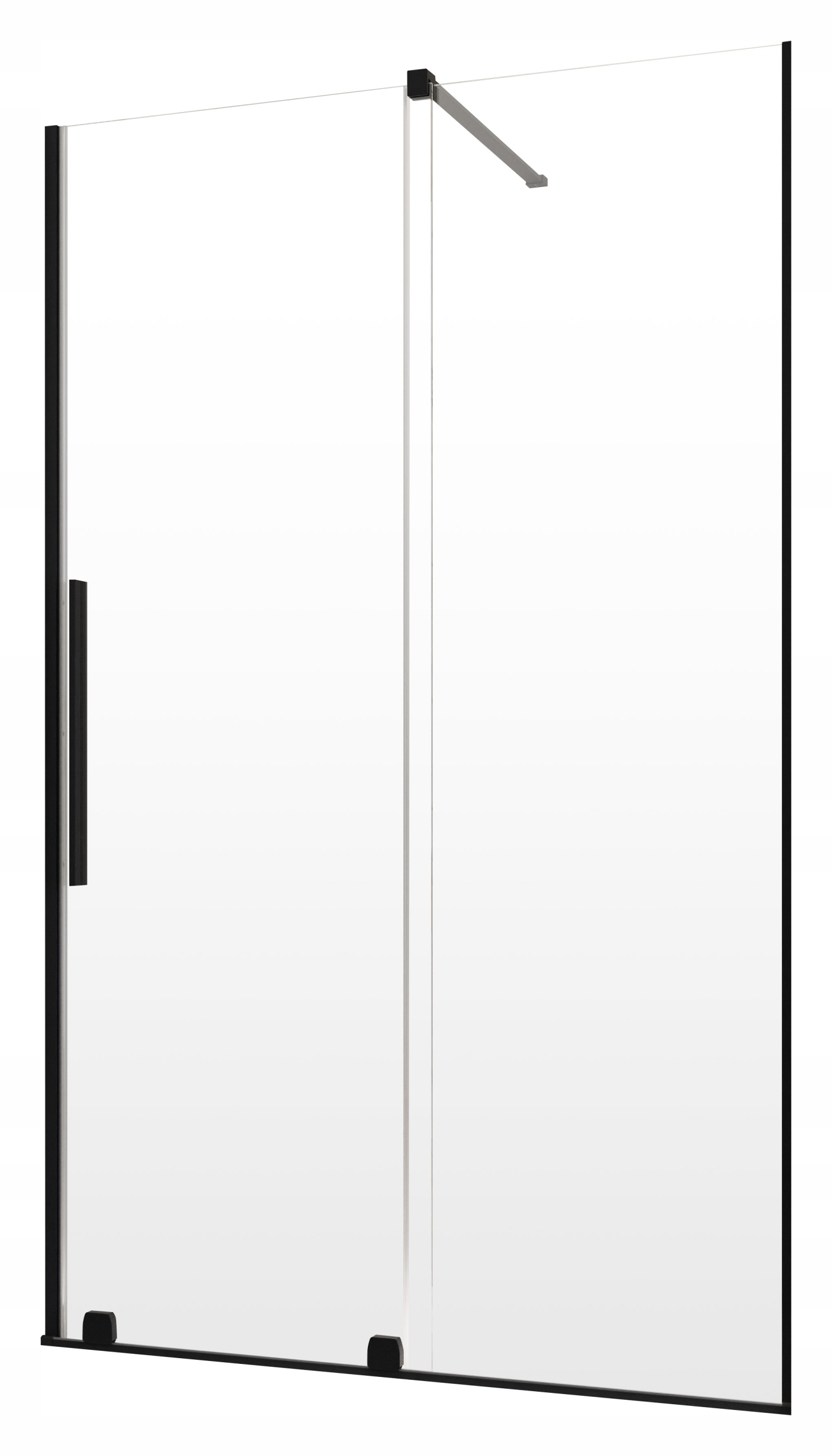 Sprchová zástena - Dvere furo dwj čierna 100x200 RADAWAWAWAWAWAWOWNE BLACK