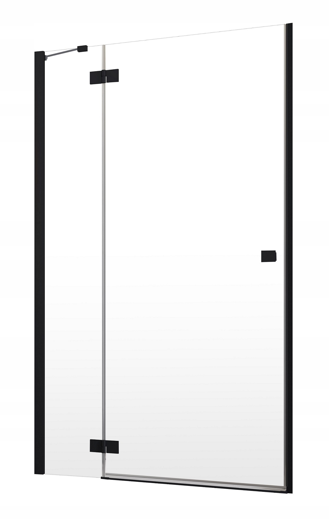 Sprchová zástena - Čierne dvere Essenza Black DWJ 80x200 vľavo