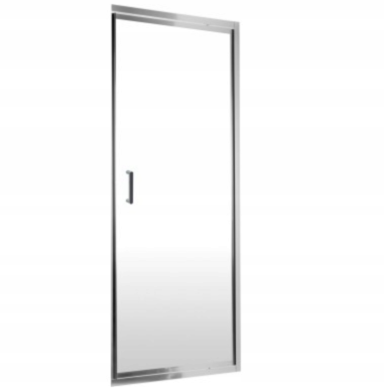 Sprchová zástena - NES 8 Čierne DWD sprchové dvere 150 cm zrkadlo
