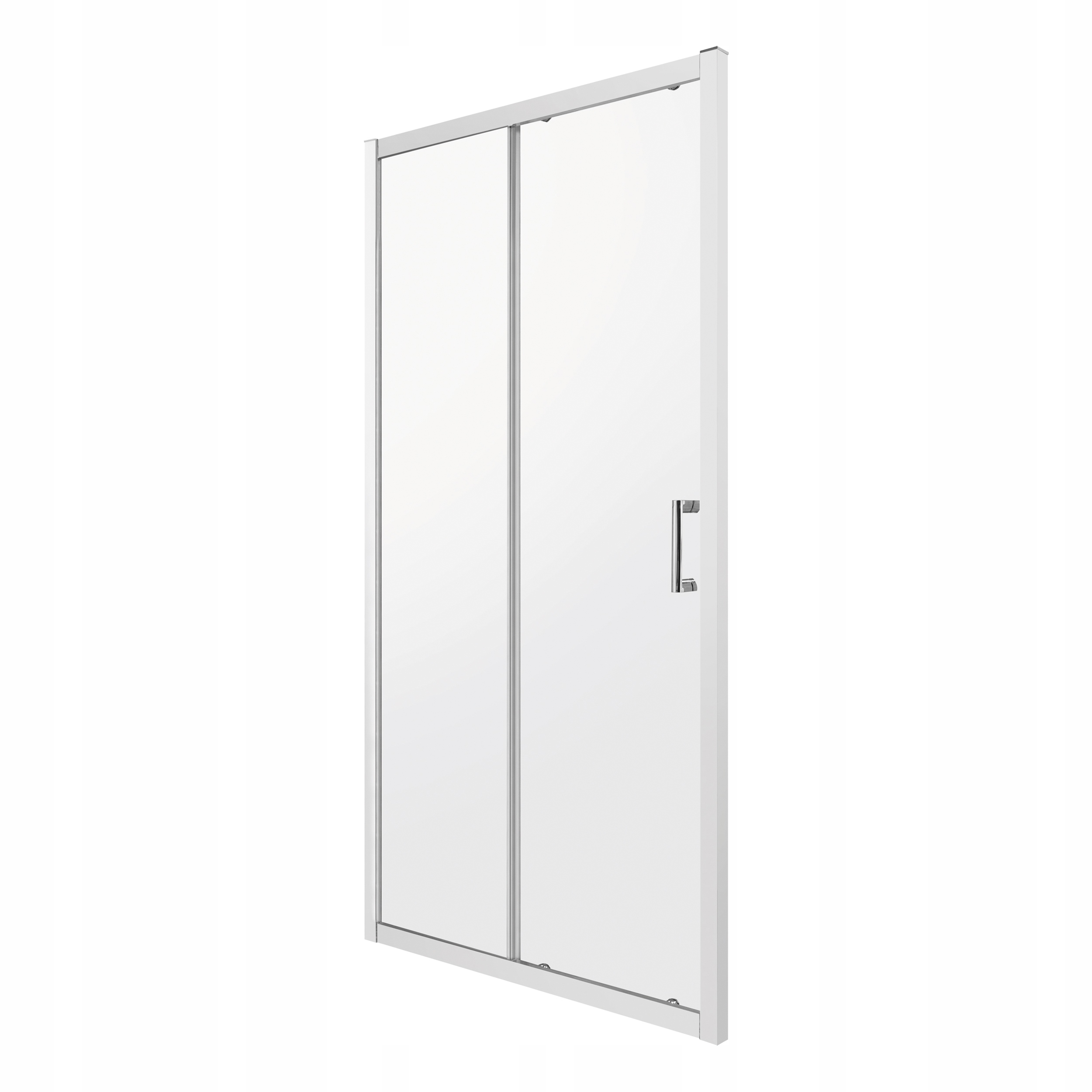 Sprchová zástena - Čierne čierne posuvné dvere 90 cm reg.