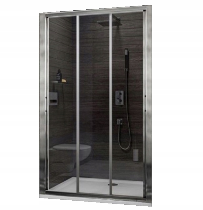 Sprchová zástena - Insena Walk-In Wall Shower 90x200cm Čierna