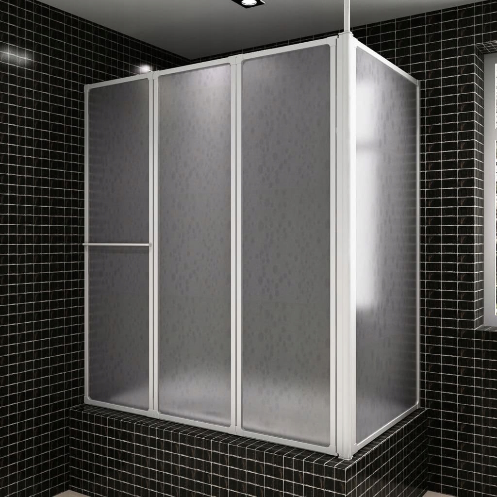 Vaňová zástena - Tvar sprchových dverí L 70x120x137 cm 4 panely