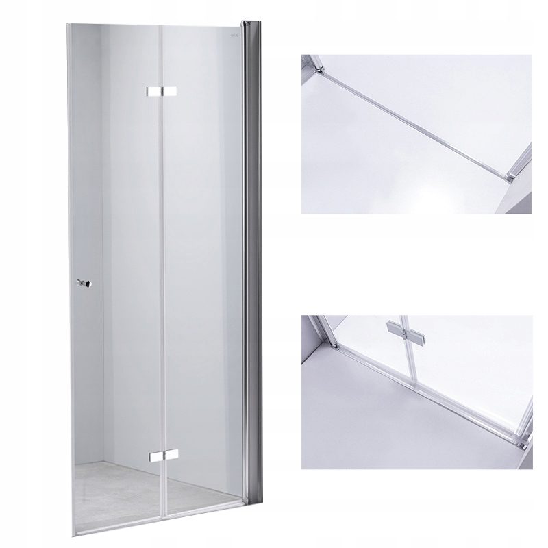 Sprchová zástena - Sprchové dvere KZ09C 115-120 cm sklo 8 mm chróm