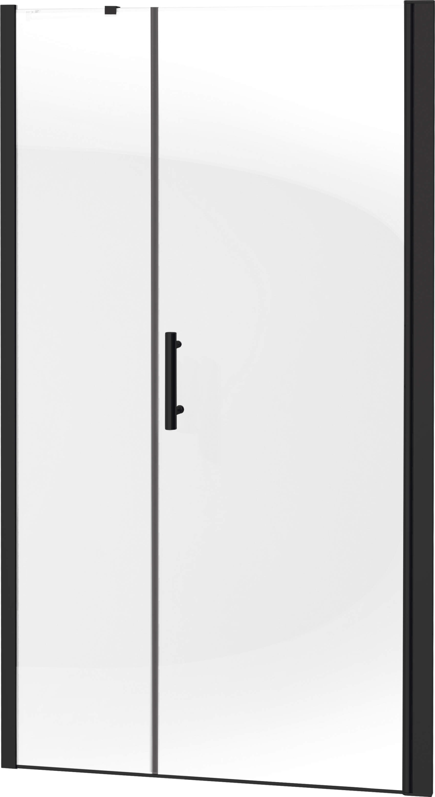 Sprchová zástena - 90 cm niklové sprchové dvere - naklonenie KTM N11p