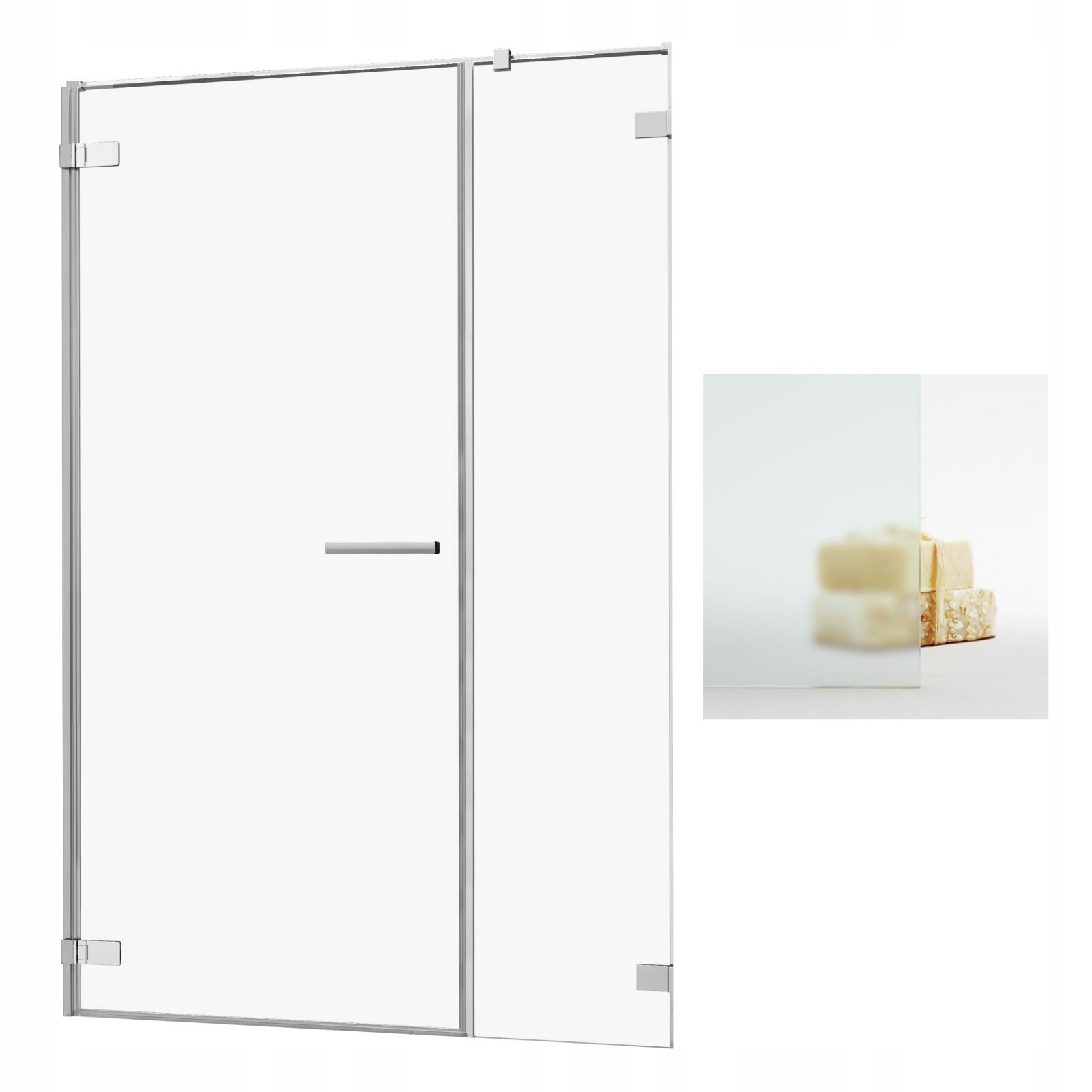 Sprchová zástena - 130 L Satin sprchové dvere