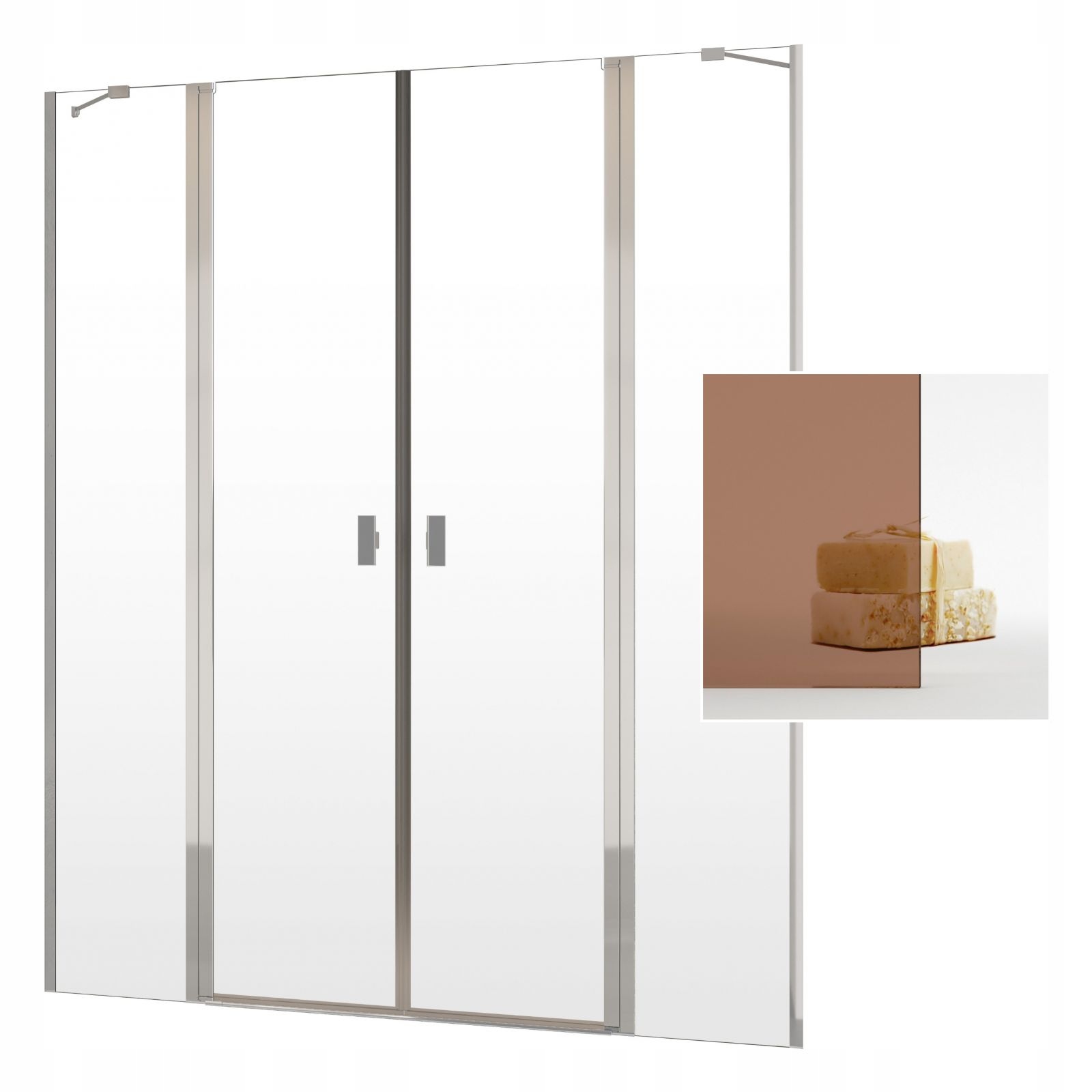 Sprchová zástena - Walk-in Soleo 80x195 Calani Shower Wall