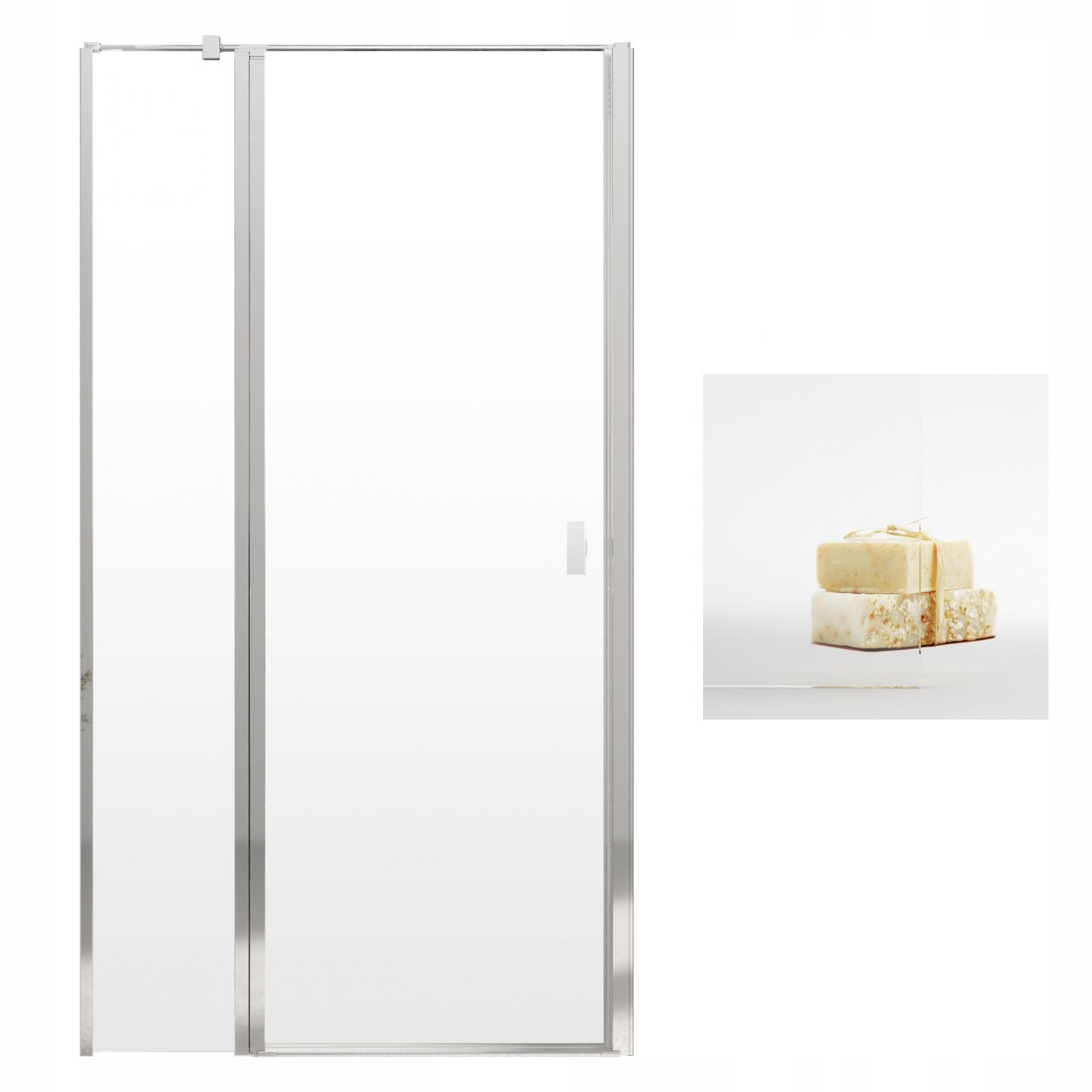Sprchová zástena - Dvere Ney Nes Nes 8 DWJ III 80 L UltrtClear
