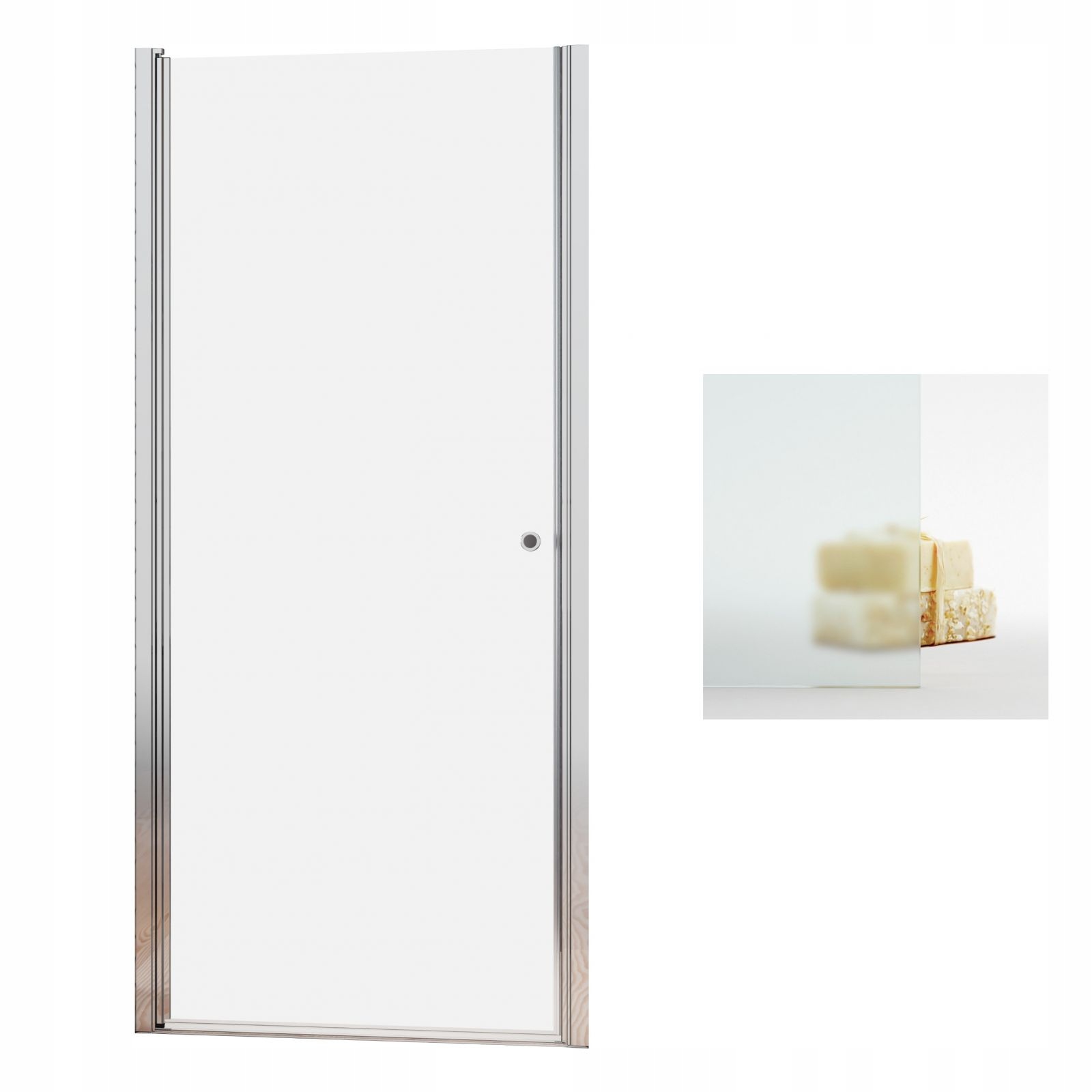 Sprchová zástena - Sklenené sklenené dvere EOS DWJ 80 L Satin