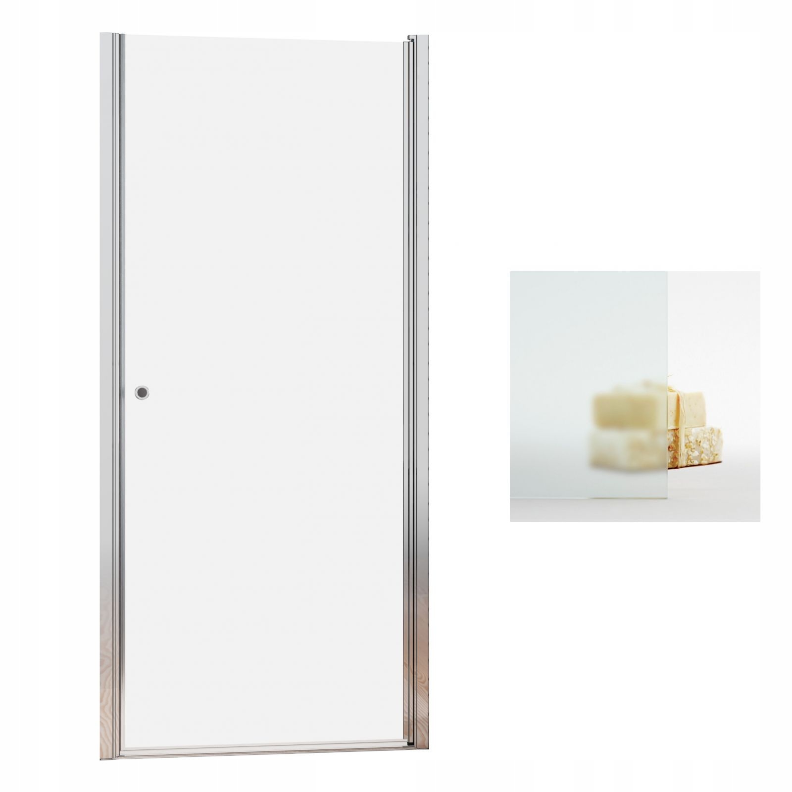Sprchová zástena - Sklenené sklenené dvere EOS DWJ 80 P SATIN