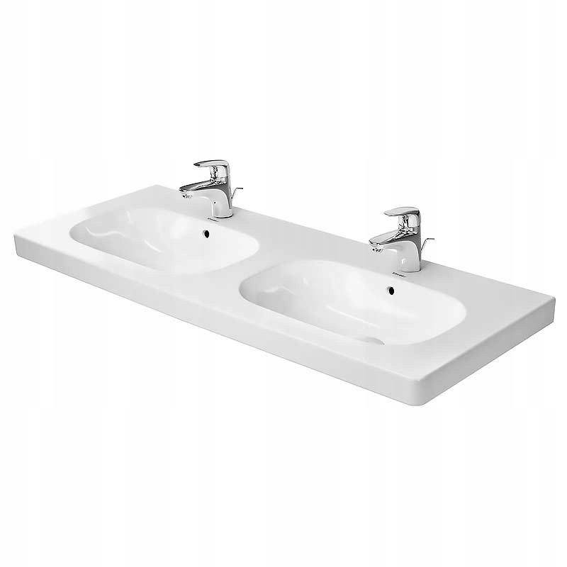 Umývadlo - Duravit D-Kód - Dvojitý nábytok Basin 1200x49