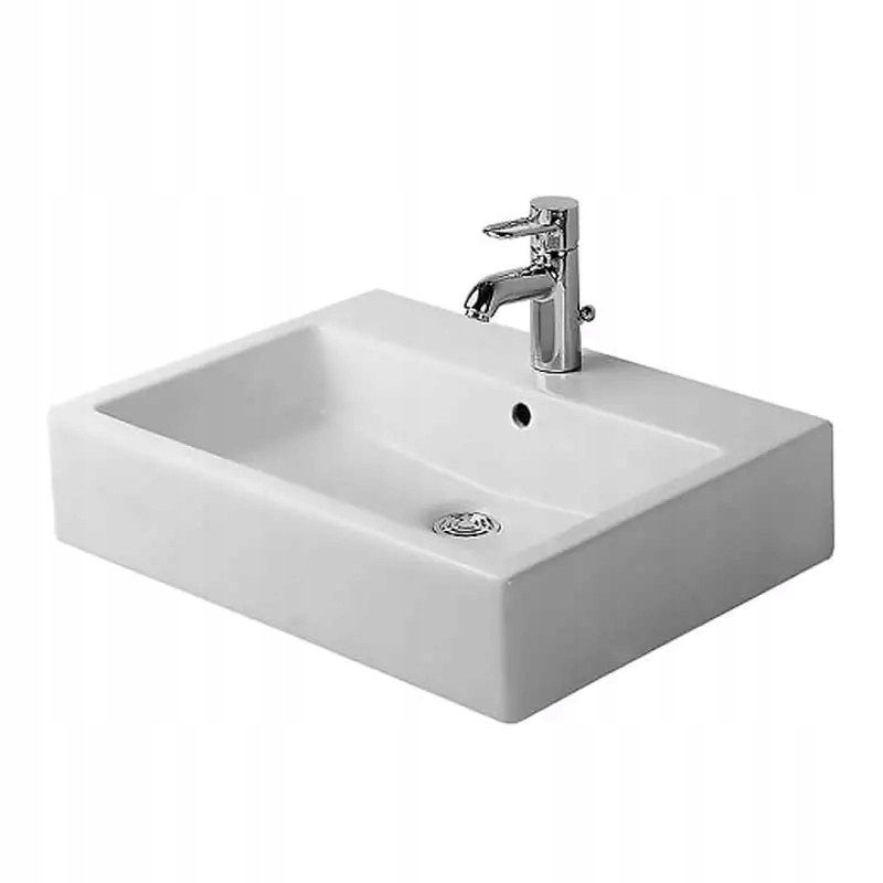Umývadlo - Duravit Vero - Cartoon Wash Basin 595x465 White 04