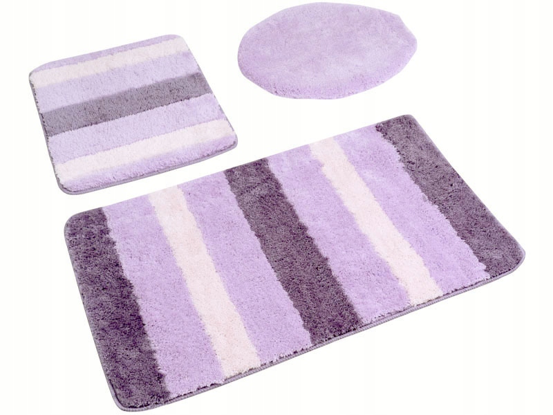Kúpelňová predložka - Koberce kúpeľne Ombre Purple 3 diel