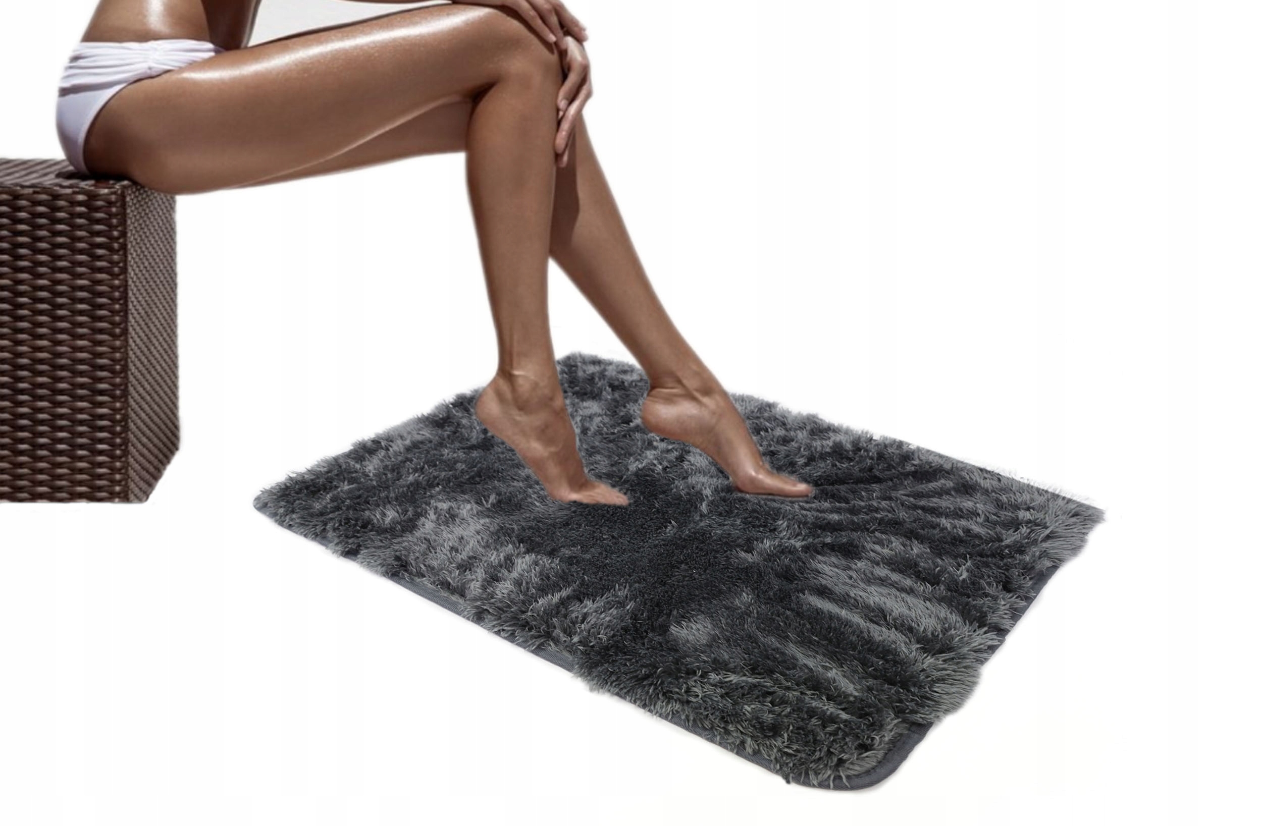 Kúpelňová predložka - Non -slip Mat Cream kúpeľňa biela 60x90