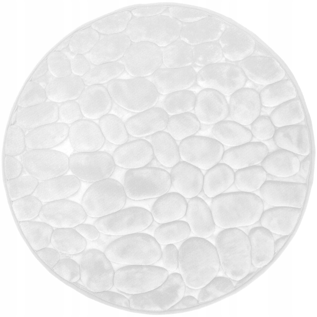 Kúpelňová predložka - Biela kúpeľňa, FI 60 cm / Doprava 24H