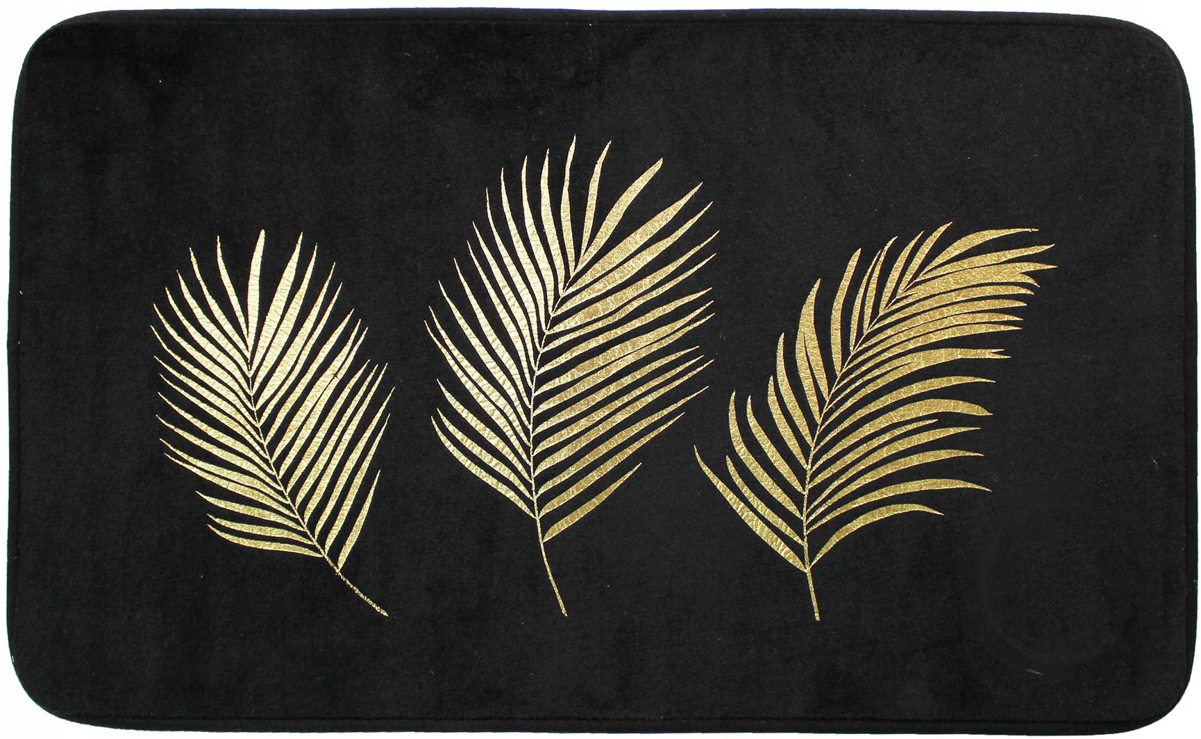 Kúpelňová predložka - Koberček v kúpeľni MikrofiBra 45x75 Orbella Black