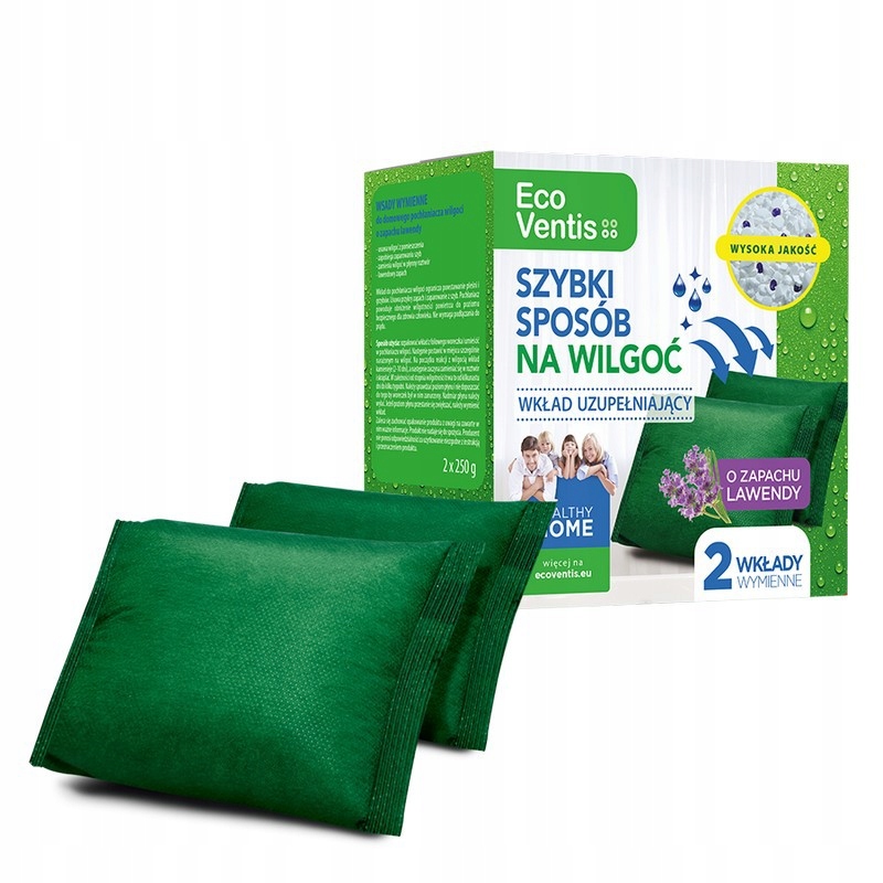 Pohlčovač vlhkosti - Eco Ventis Home Vlhkosť - doplňte 2SZ