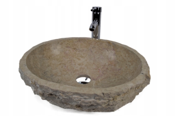 Asymetrické umývadlo - Erosi Cream BT2 Stone Top -up Sink je