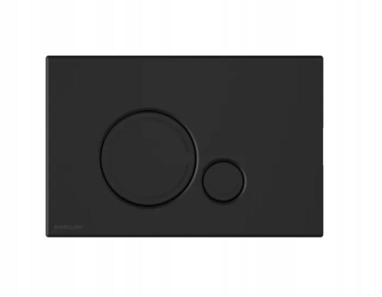 Splachovacie WC tlačítko -  Vynikajúci Ringo Bl Black Black Oprip Button