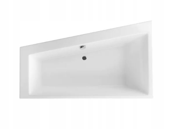 Vaňa - Vynikajúca guľa Slim roh vane 170x100 cm vľavo
