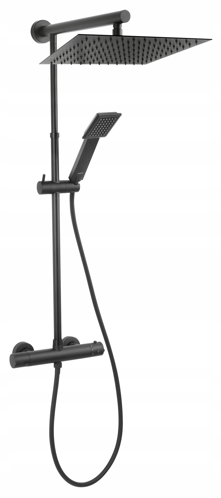 Ferro Trevi Square Black Spray Set