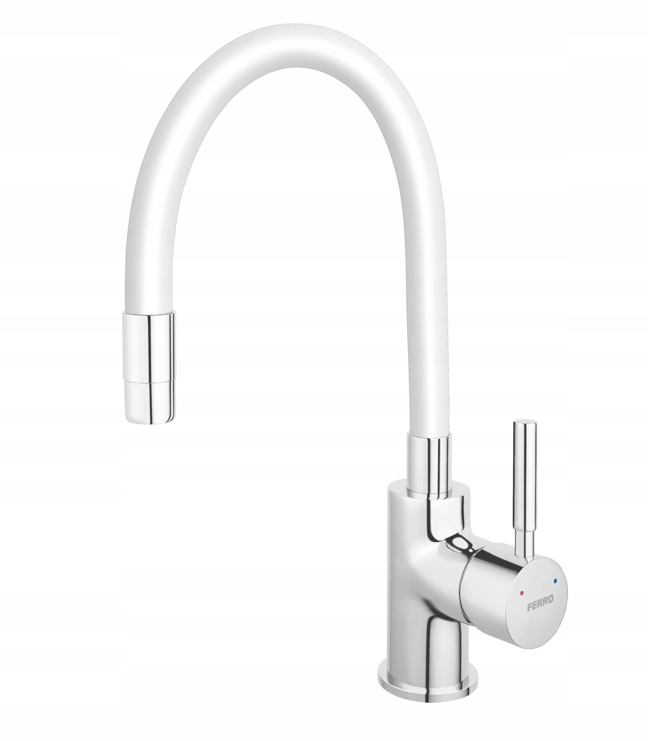 Kuchynské batérie - Ferro Zumba Stály umývadla batéria Inox, e