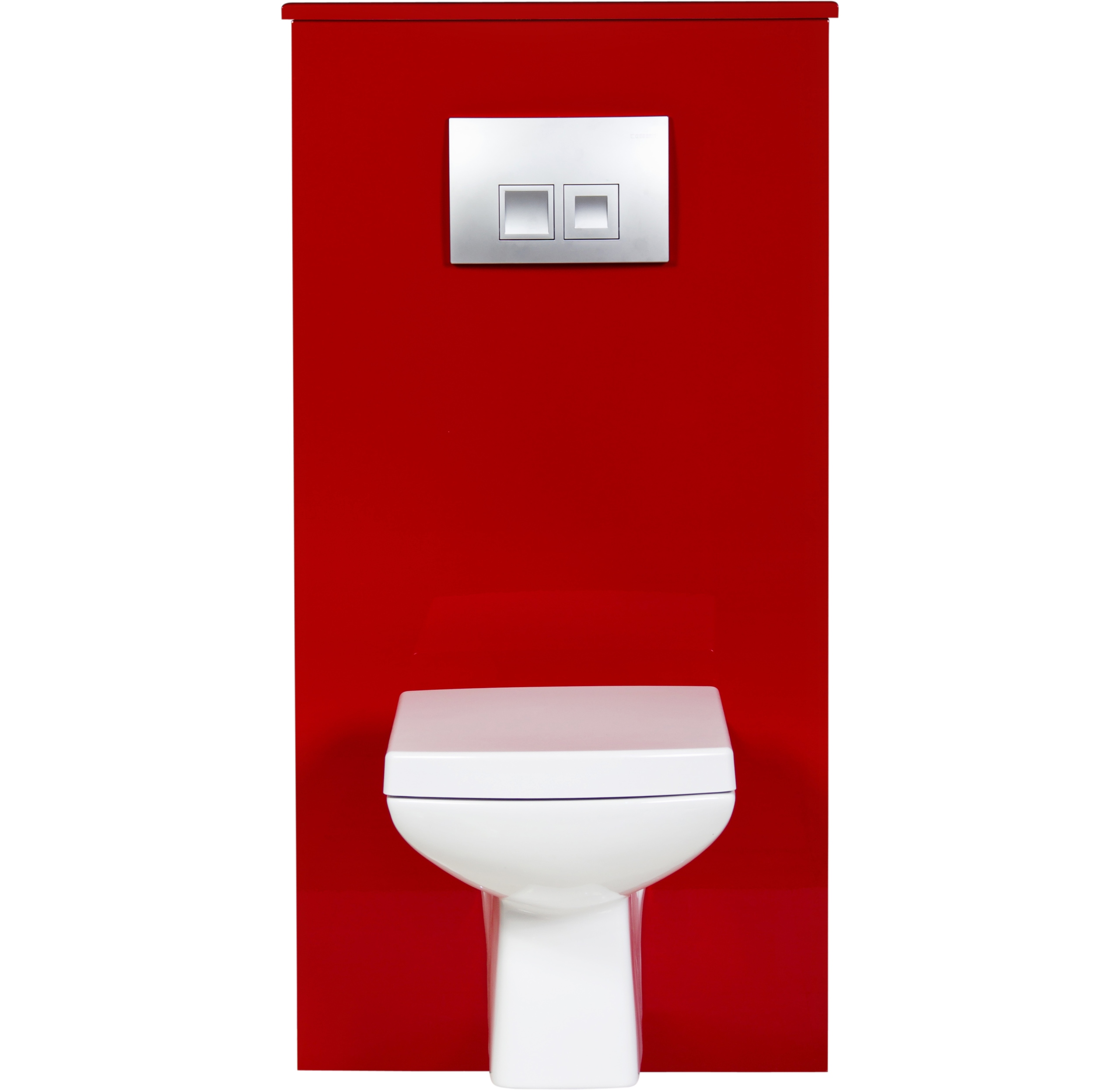 FOCUS budovy rack WC Geberit červená