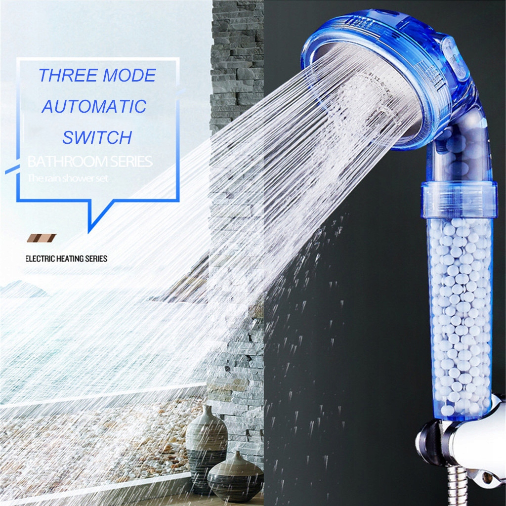 Iónová filtrácia negatívna sprchová hlava tri t