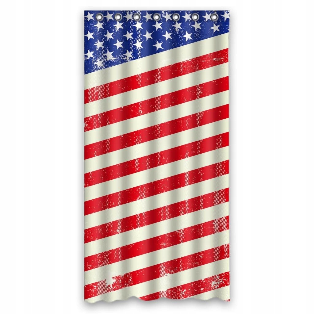 Sprchový záves - Americká vlajka USA sprchová opona