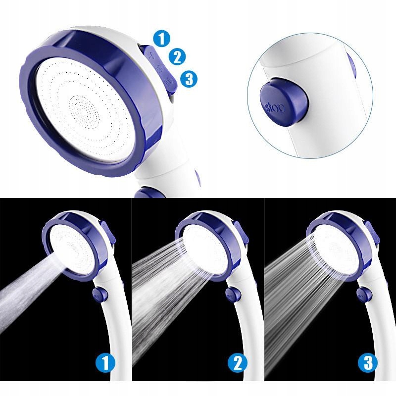 Flash Deal 3 Hand Mode High Shower Head