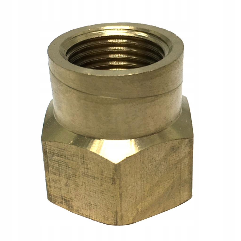 Plná mosadz G1/2 "Žena x G3/8" ženské vlákno